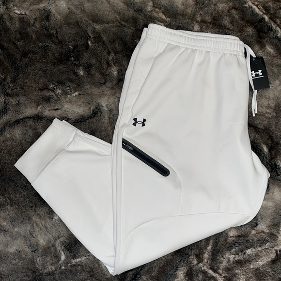 3XL Under Armour Unstoppable  Joggers  White Stretch pockets $100 - Picture 1 of 9